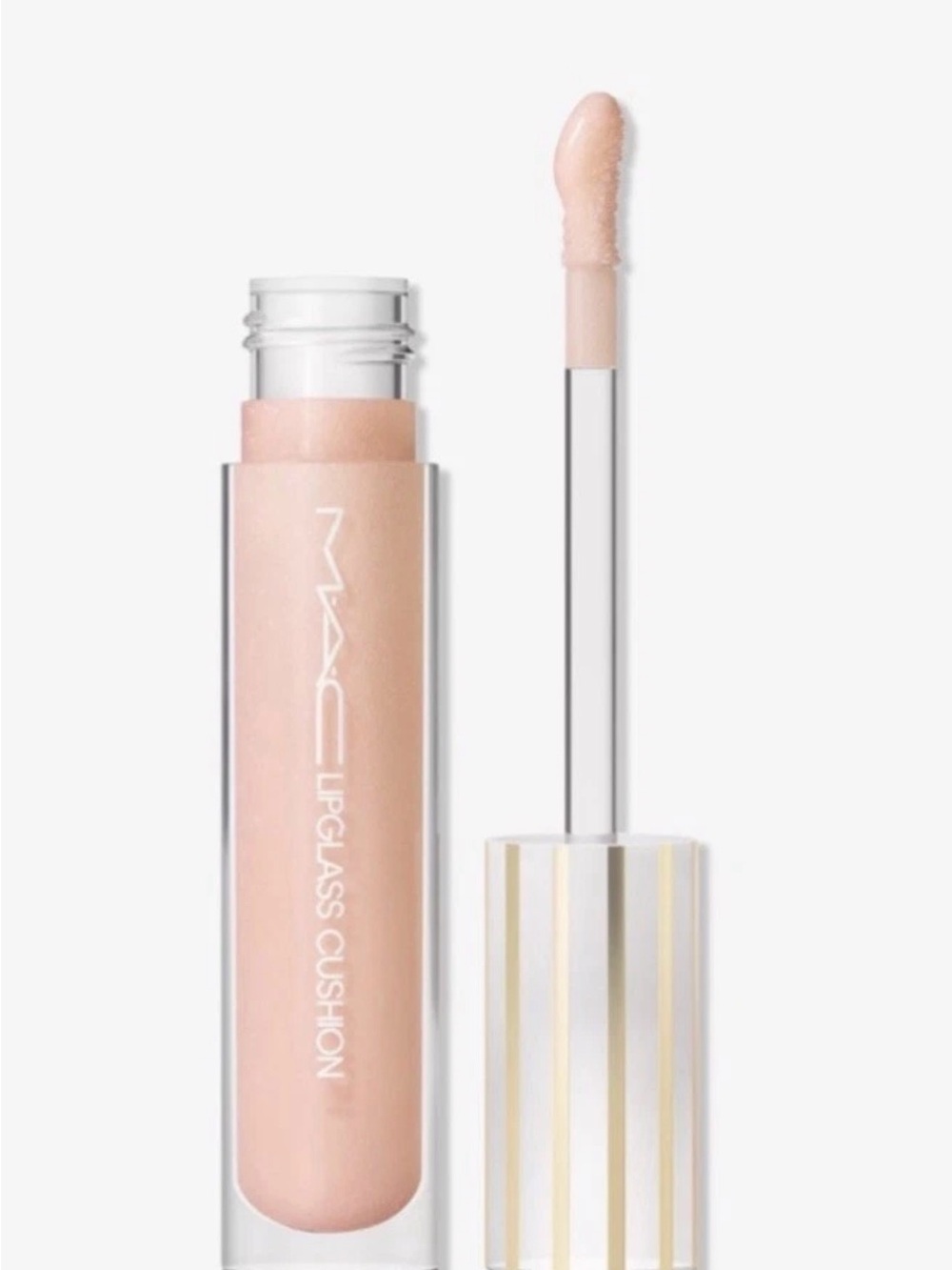 MAC Lipglass Cushion Sugarrimmed Shimmer Lip Gloss Full Size NIB